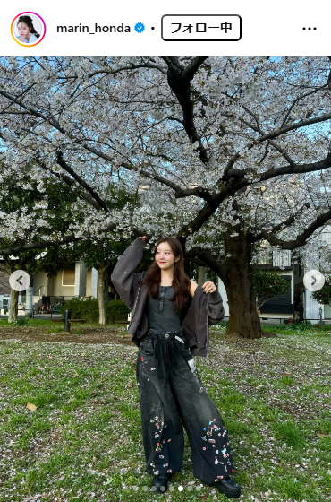 本田真凜さんのインスタグラムから