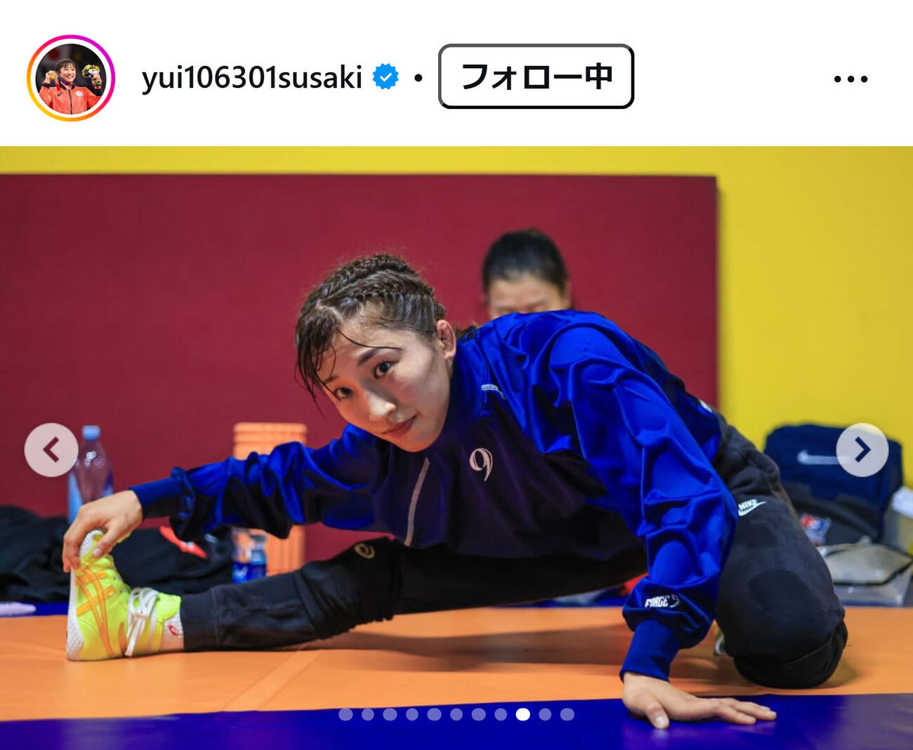 須崎優衣のインスタグラムから