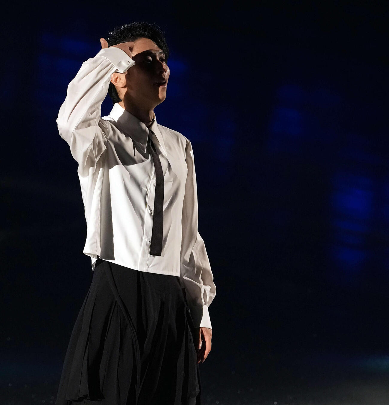 ダイナミックな演技でファンを魅了する羽生結弦さん（撮影・たえ見朱実）