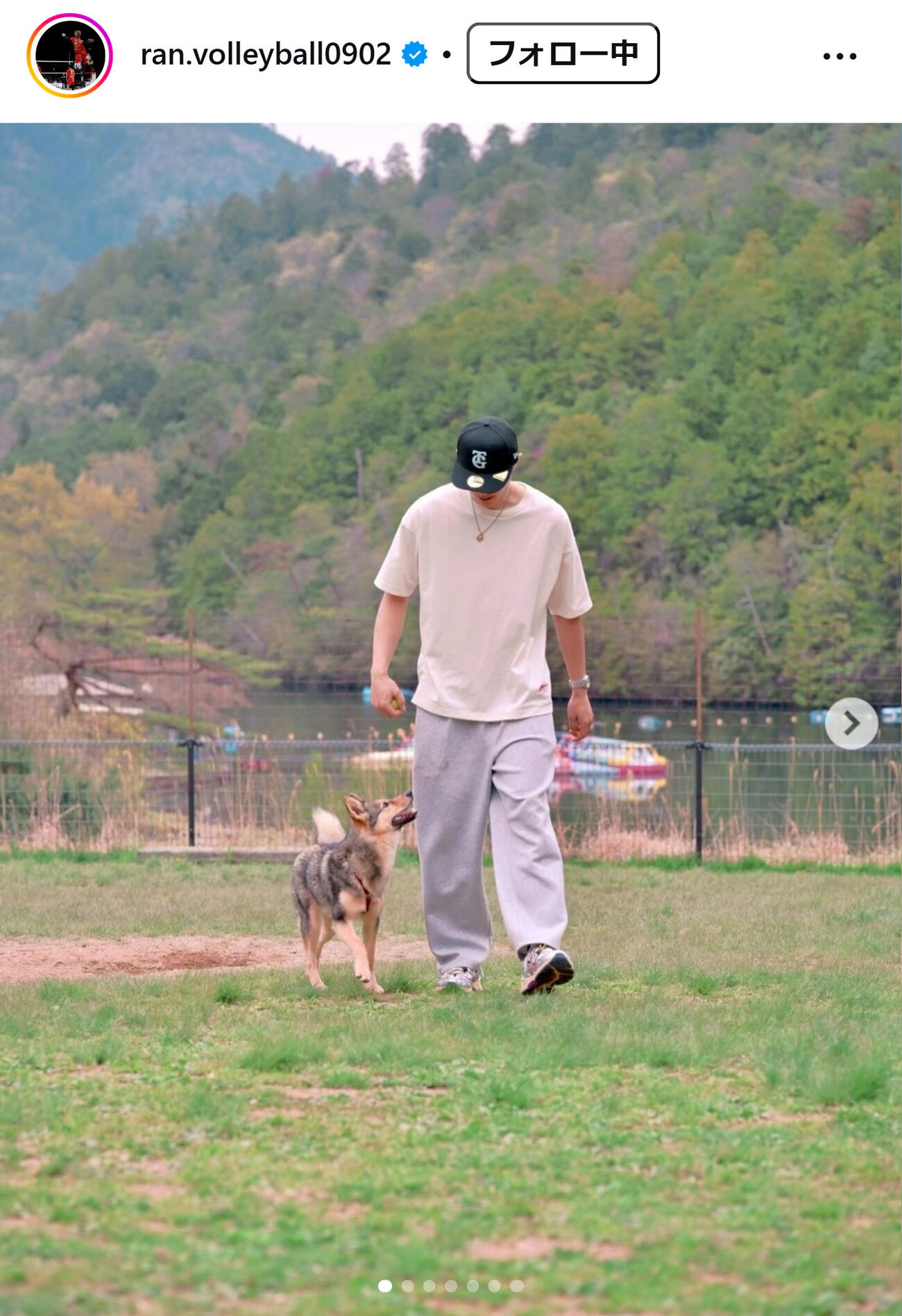 高橋藍のインスタグラムから