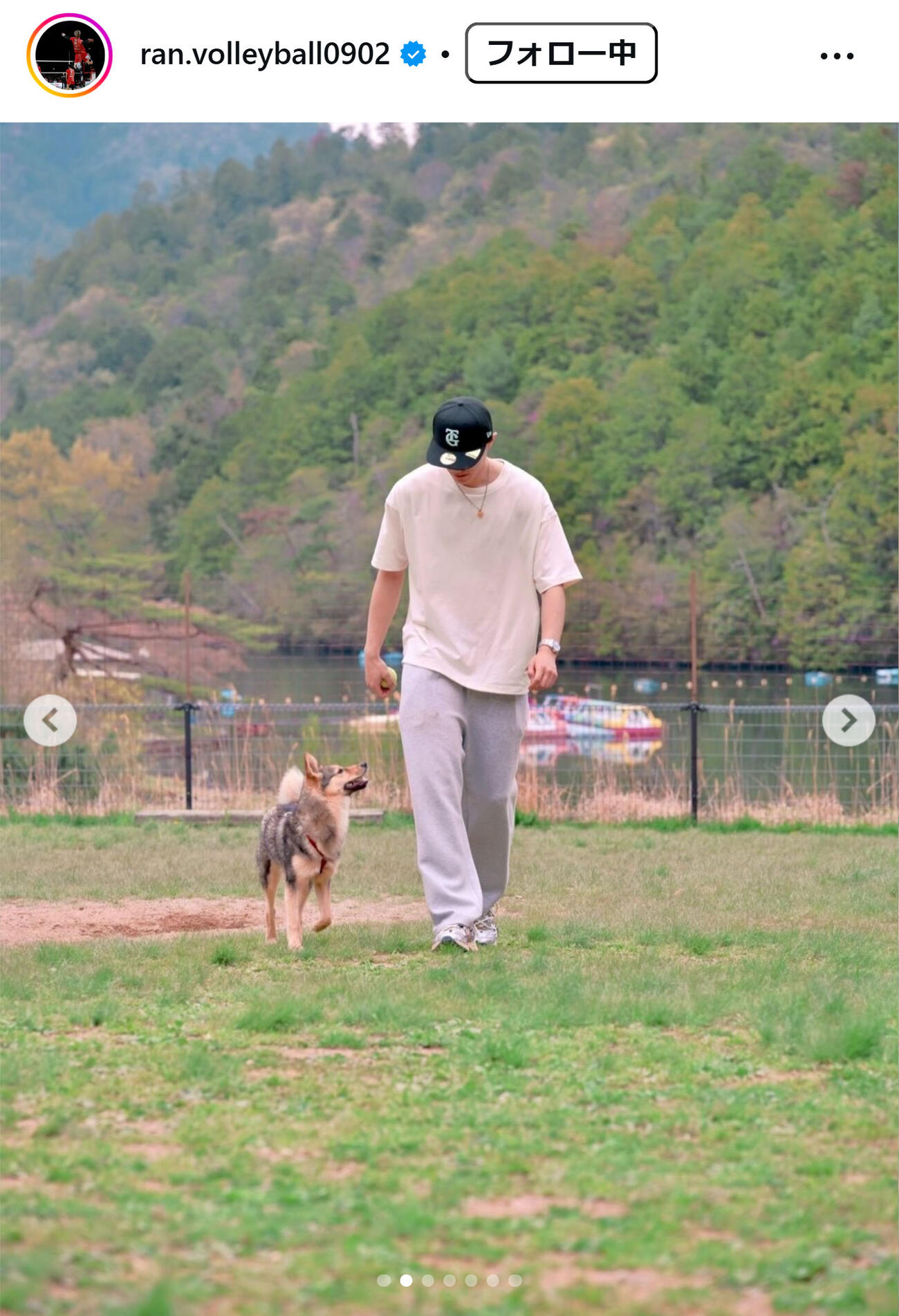高橋藍のインスタグラムから