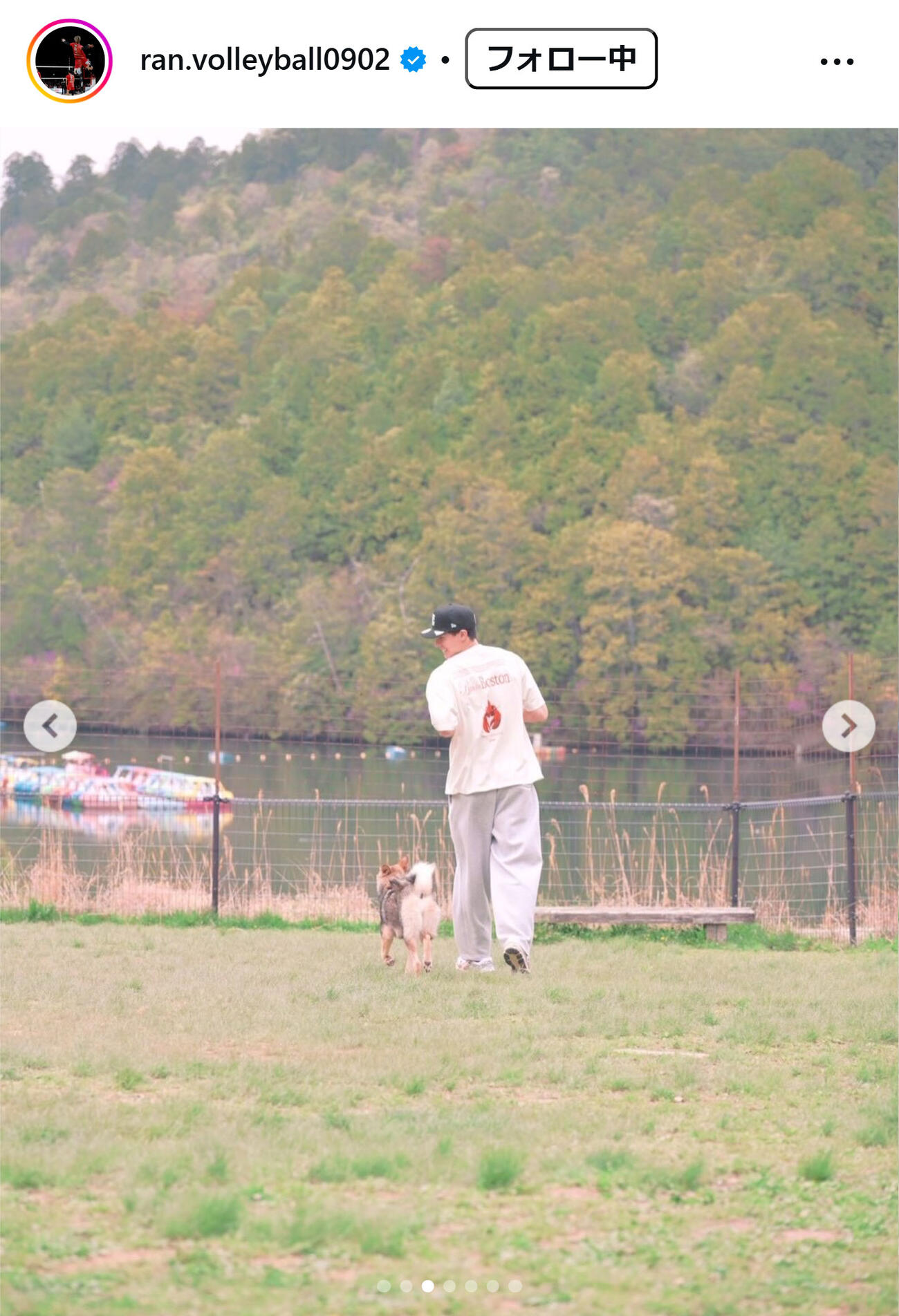高橋藍のインスタグラムから