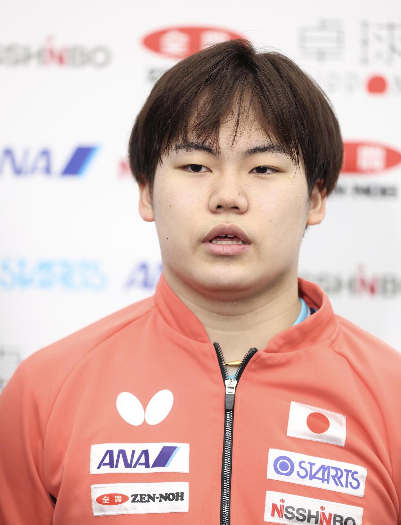 質問に答える松島（撮影・河田真司）