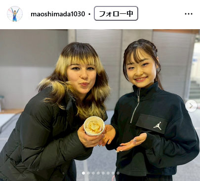 島田麻央のインスタグラムから