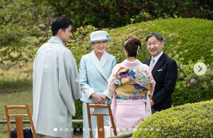 宮内庁の公式インスタグラムから