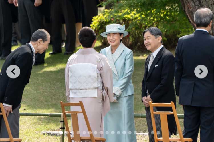 宮内庁の公式インスタグラムから