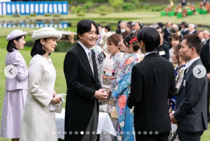 宮内庁の公式インスタグラムから
