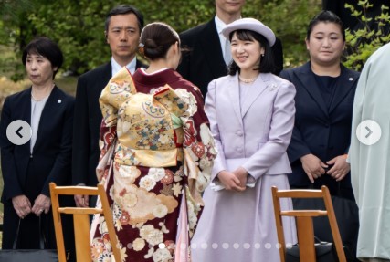 宮内庁の公式インスタグラムから