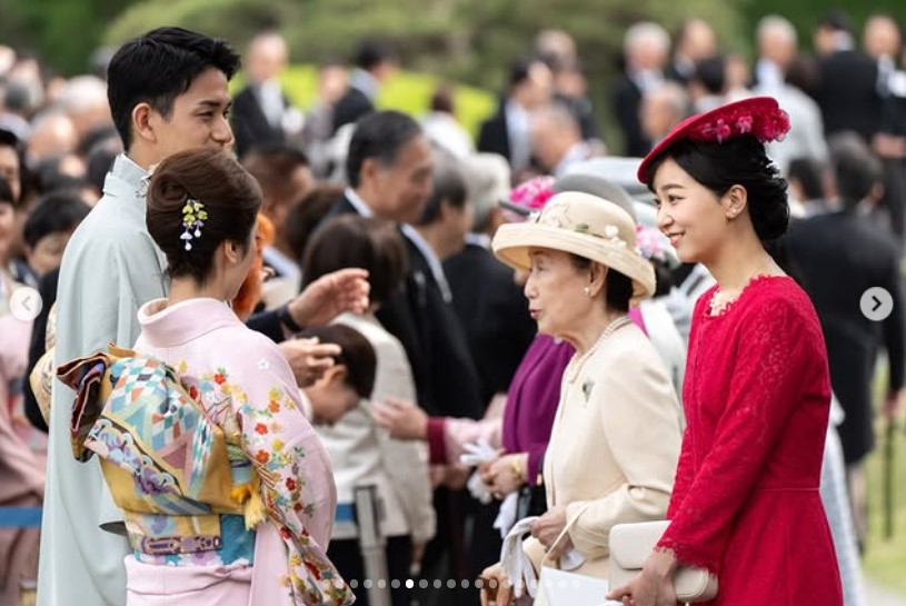 宮内庁の公式インスタグラムから