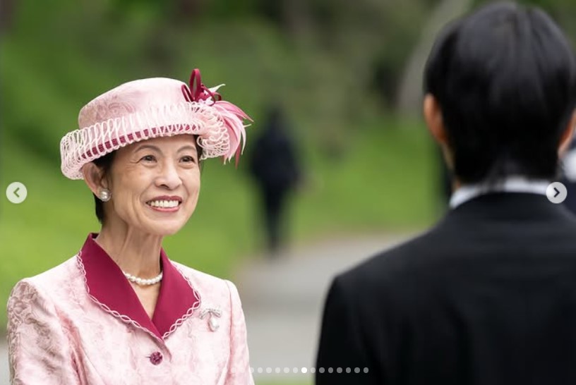 宮内庁の公式インスタグラムから