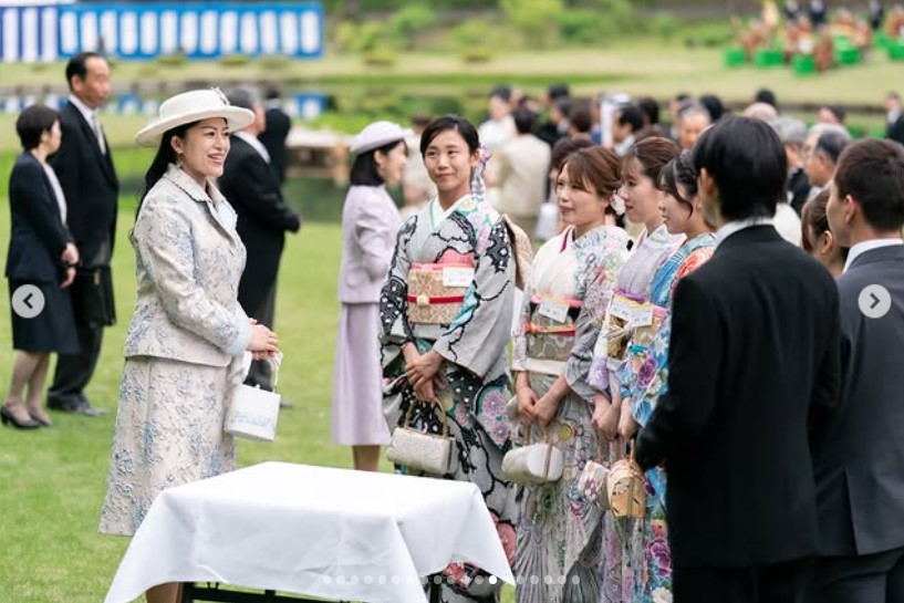 宮内庁の公式インスタグラムから