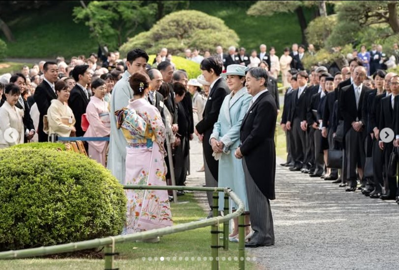 宮内庁の公式インスタグラムから