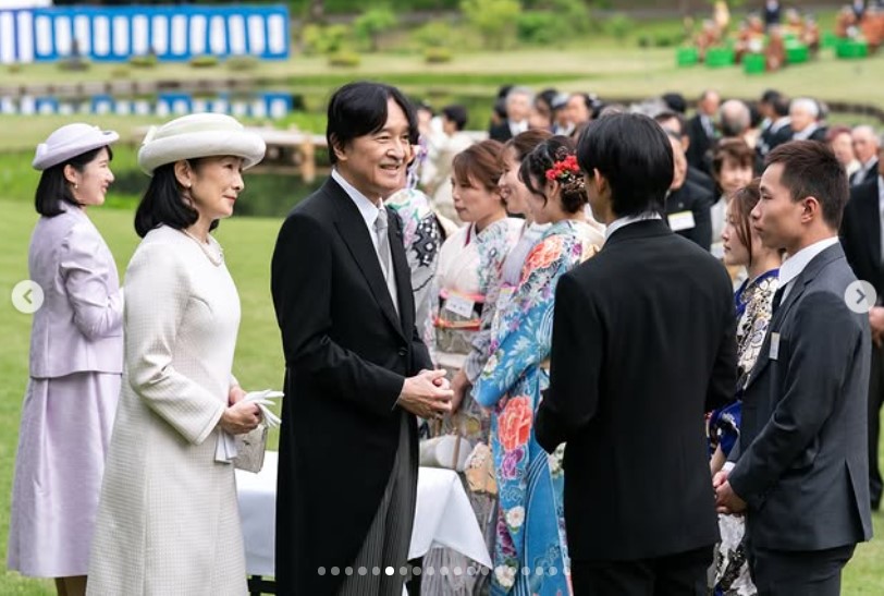 宮内庁の公式インスタグラムから
