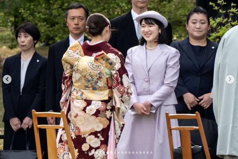 宮内庁の公式インスタグラムから