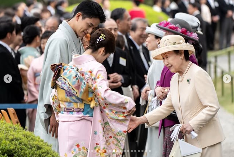 宮内庁の公式インスタグラムから