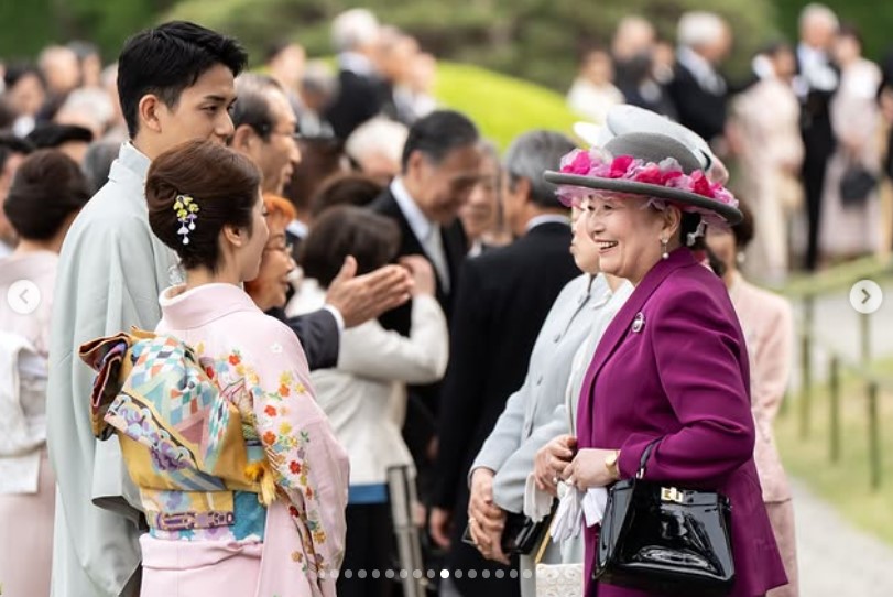 宮内庁の公式インスタグラムから