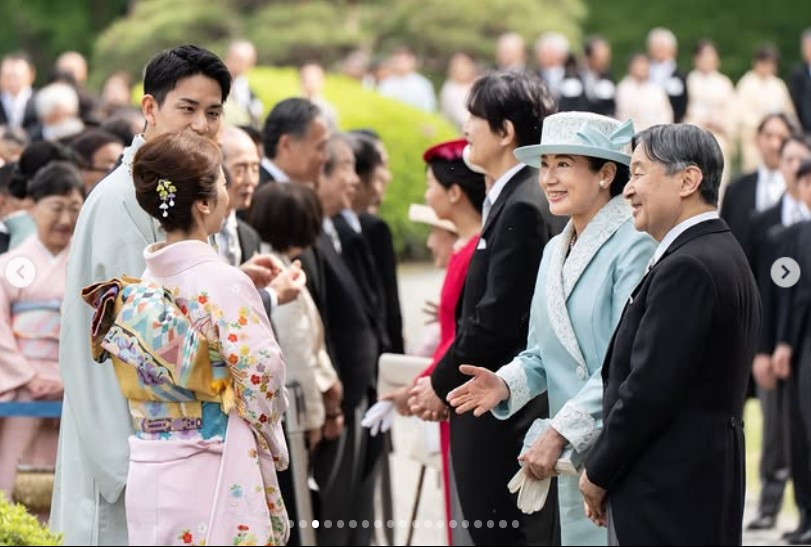 宮内庁の公式インスタグラムから