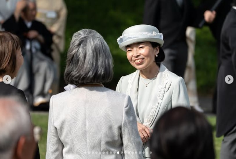 宮内庁の公式インスタグラムから