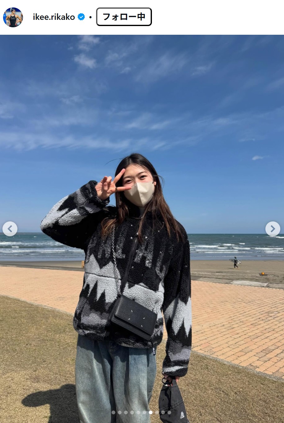 池江璃花子のインスタグラムから