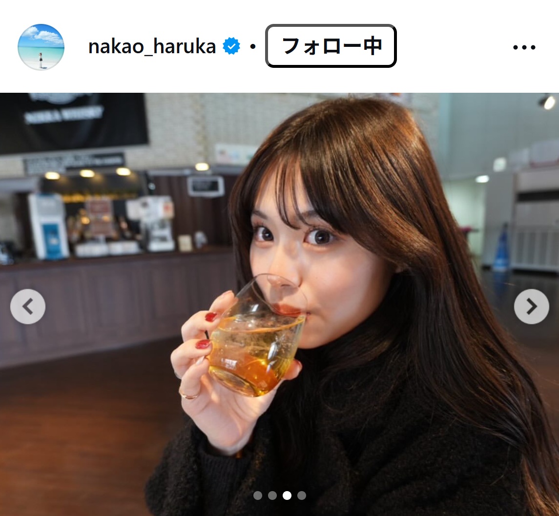 中尾春香のインスタグラムから