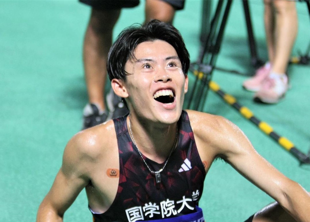 陸上男子長距離の伊地知賢造（2023年9月撮影）