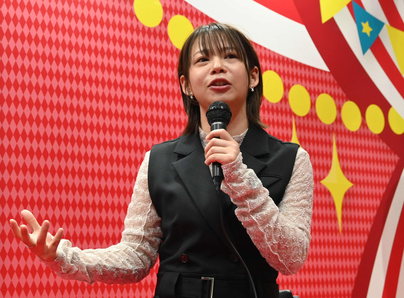 17日、「Japan Sports week」トークショーに登壇した高木菜那さん