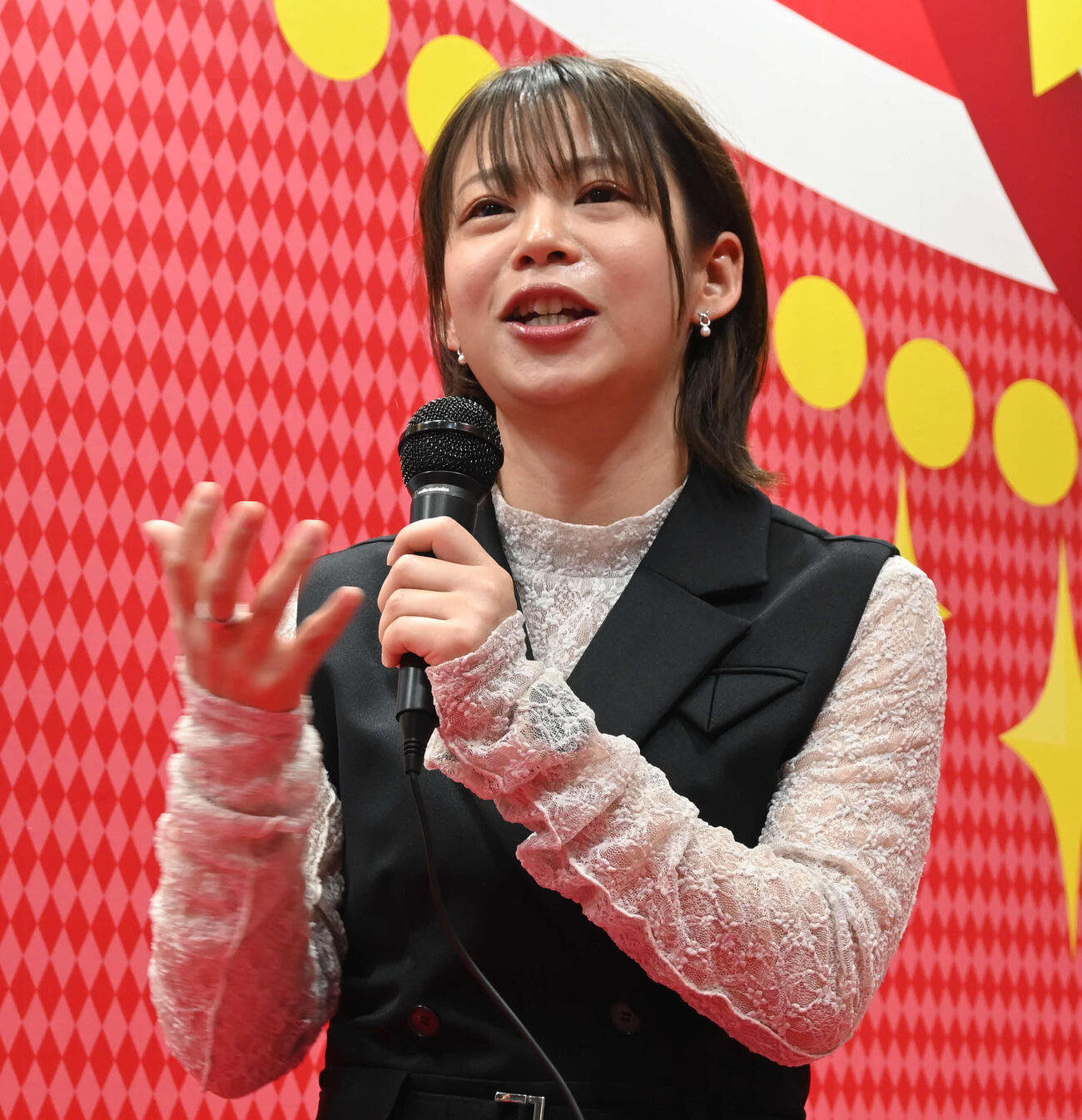 17日、「Japan Sports week」トークショーに登壇した高木菜那さん