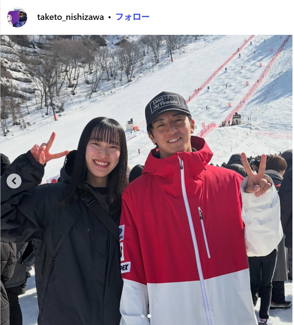 西沢岳人のインスタグラムから