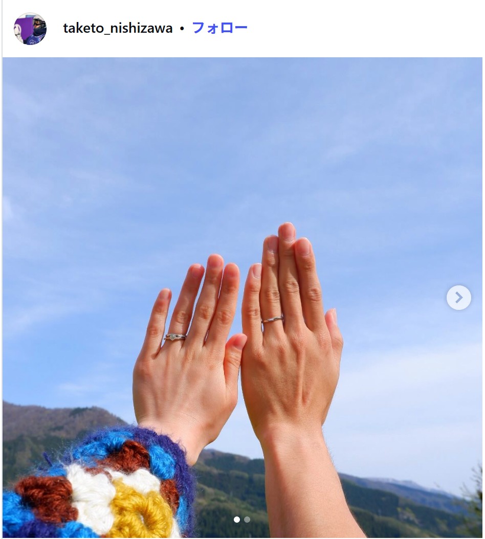 西沢岳人のインスタグラムから