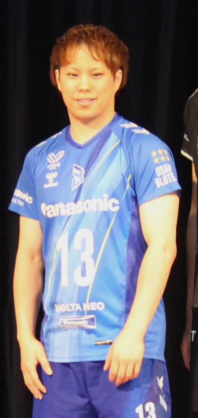 大同生命SVリーグ男子のプレーオフ「チャンピオンシップ」進出会見に出席する山本智大
