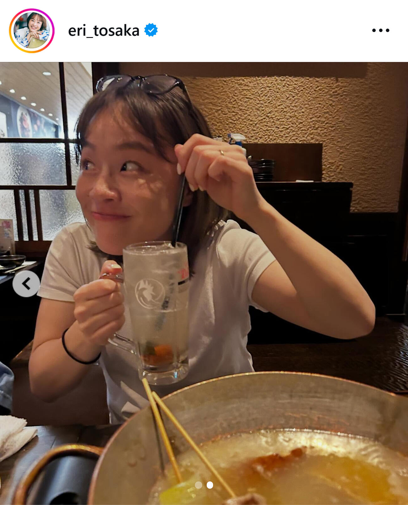 登坂絵莉さんのインスタグラムから