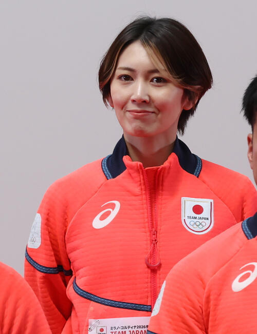 ステージに登壇した吉村紗也香（撮影・丹羽敏通）