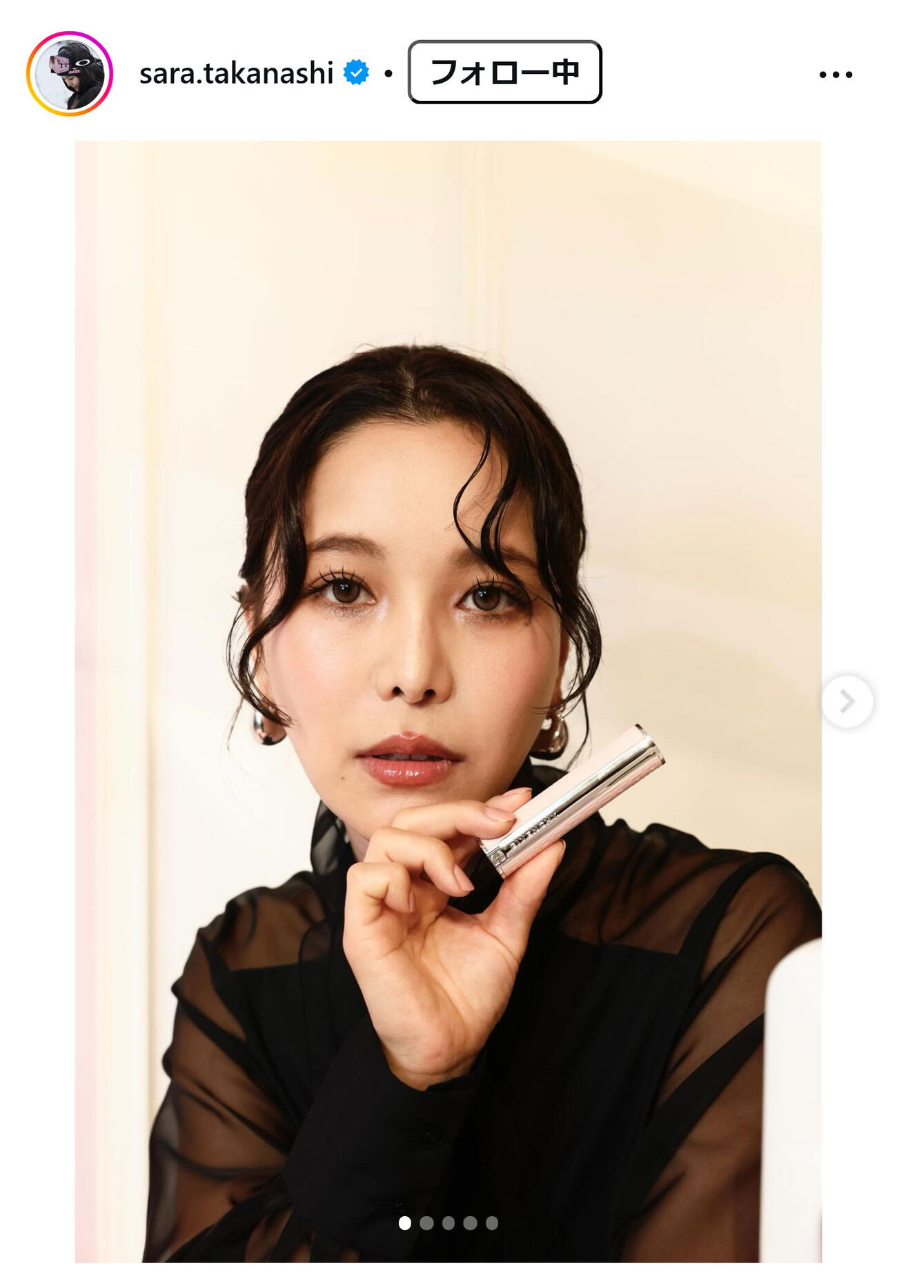 高梨沙羅のインスタグラムから