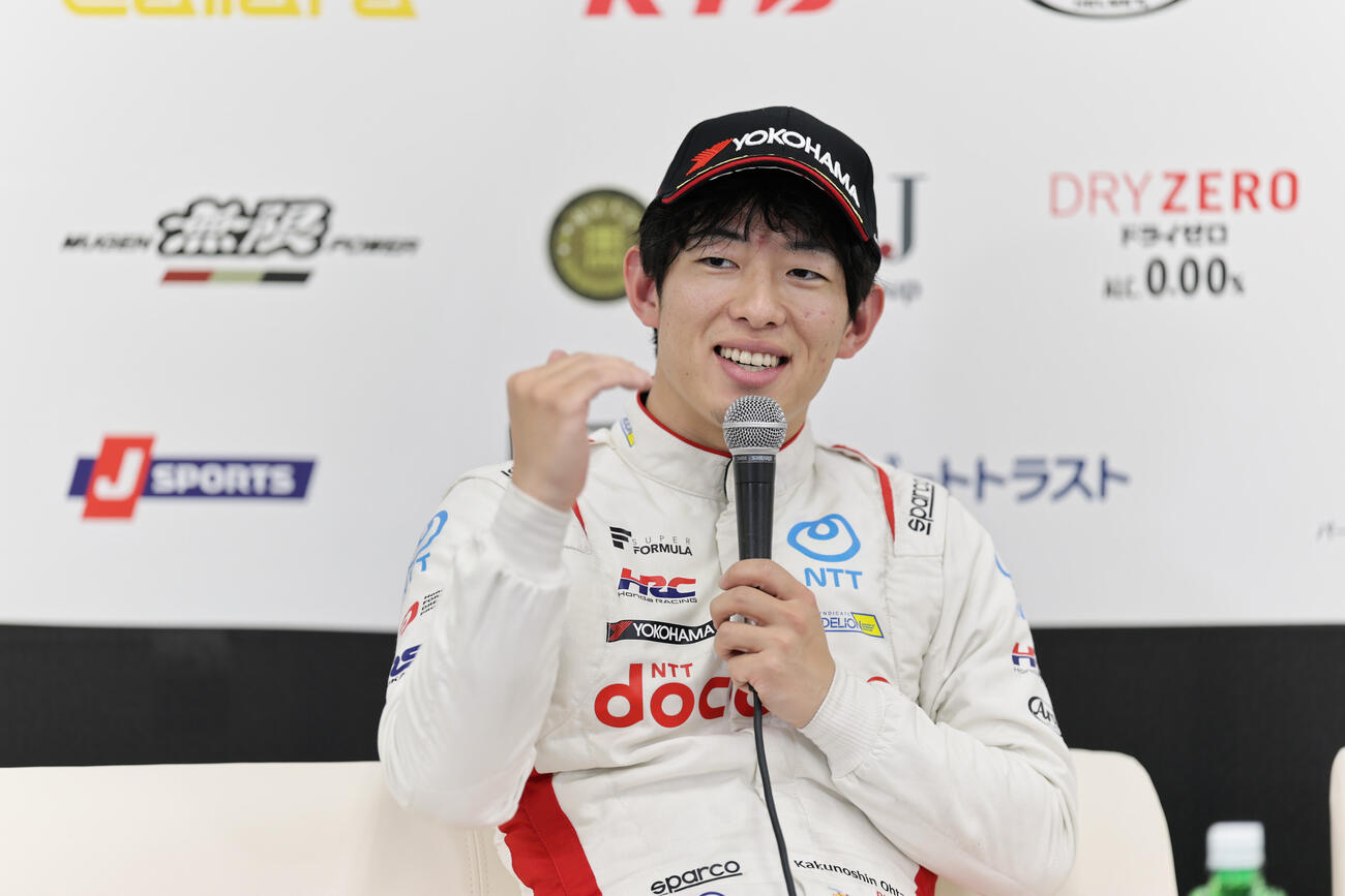 スーパーフォーミュラ第3戦　新方式となった予選で2位を獲得した太田格之進（JRP提供）＝2026年4月25日、大分県日田市のオートポリス