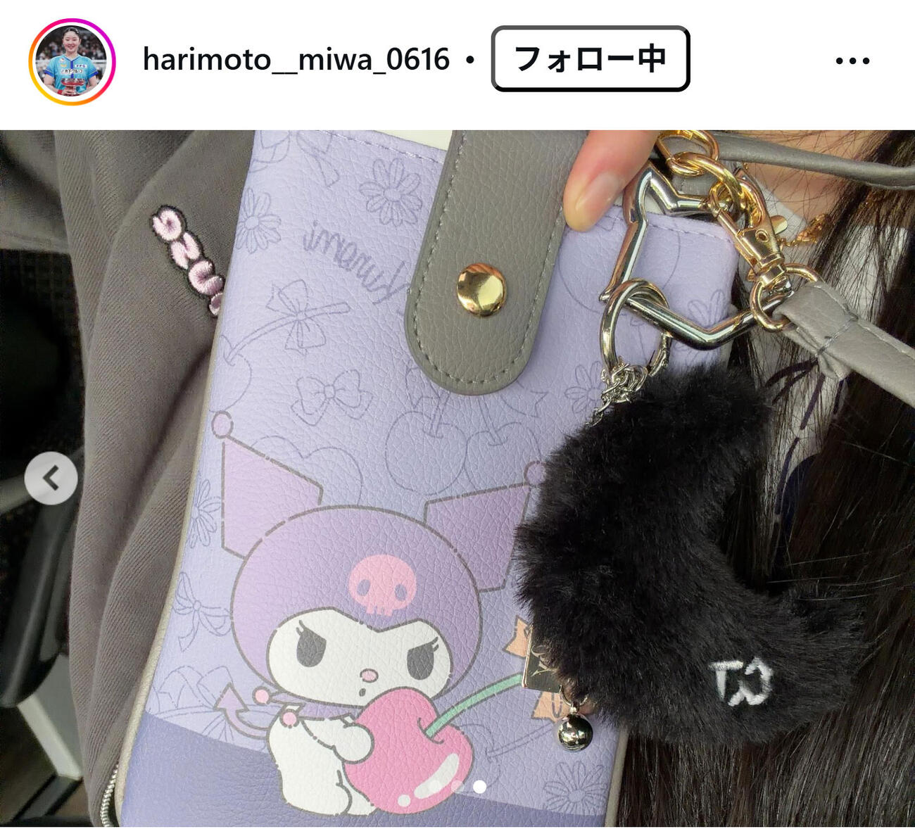 張本美和のインスタグラムから