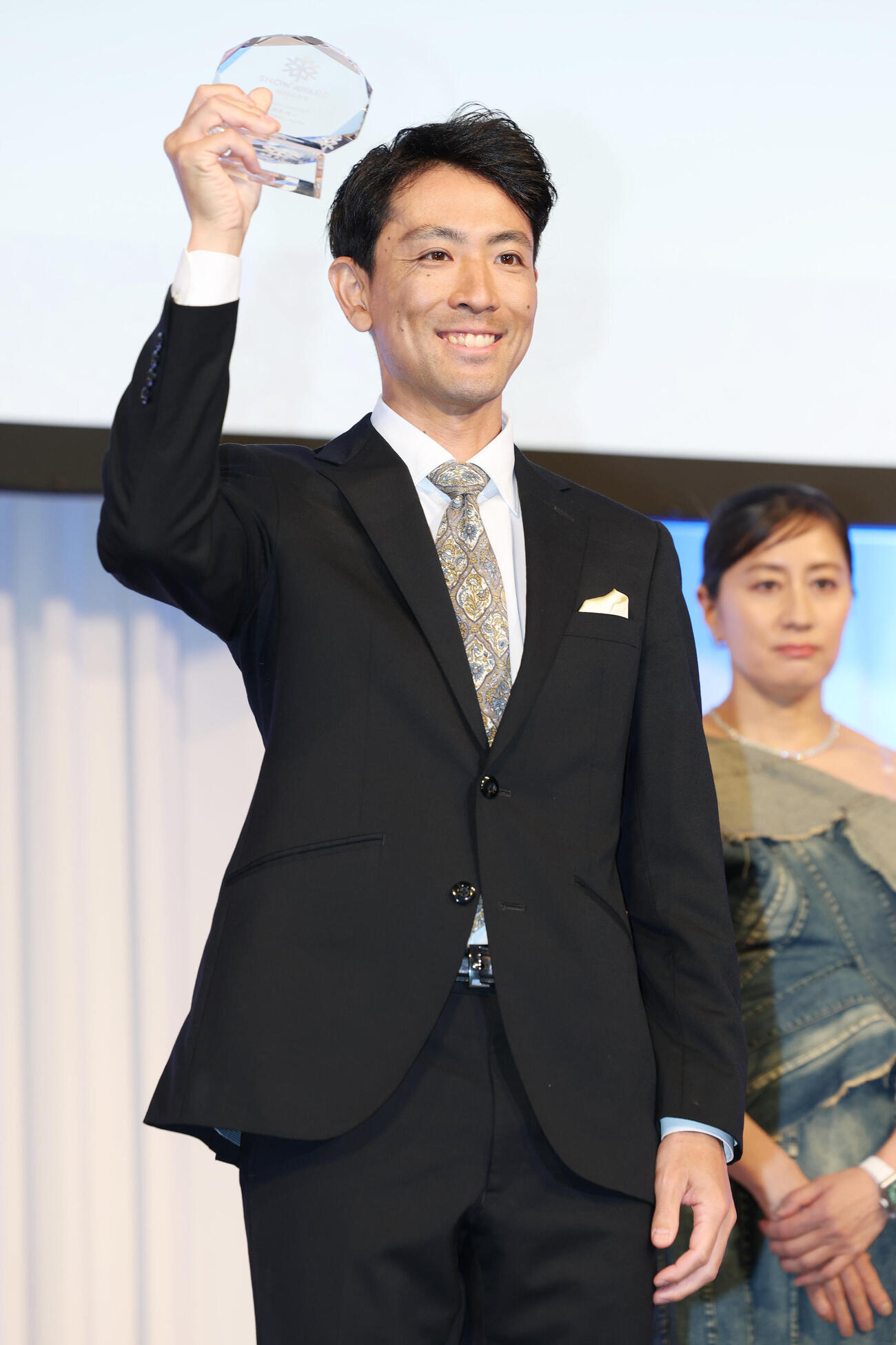 「SNOW AWARD」で特別功労賞を受賞した渡部暁斗（撮影・宮地輝）