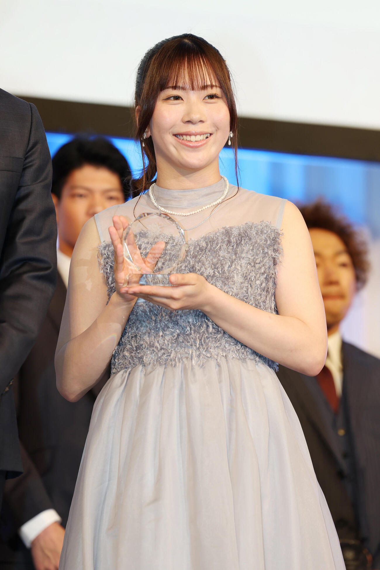 「SNOW AWARD」で優秀選手賞を受賞した深田茉莉（撮影・宮地輝）