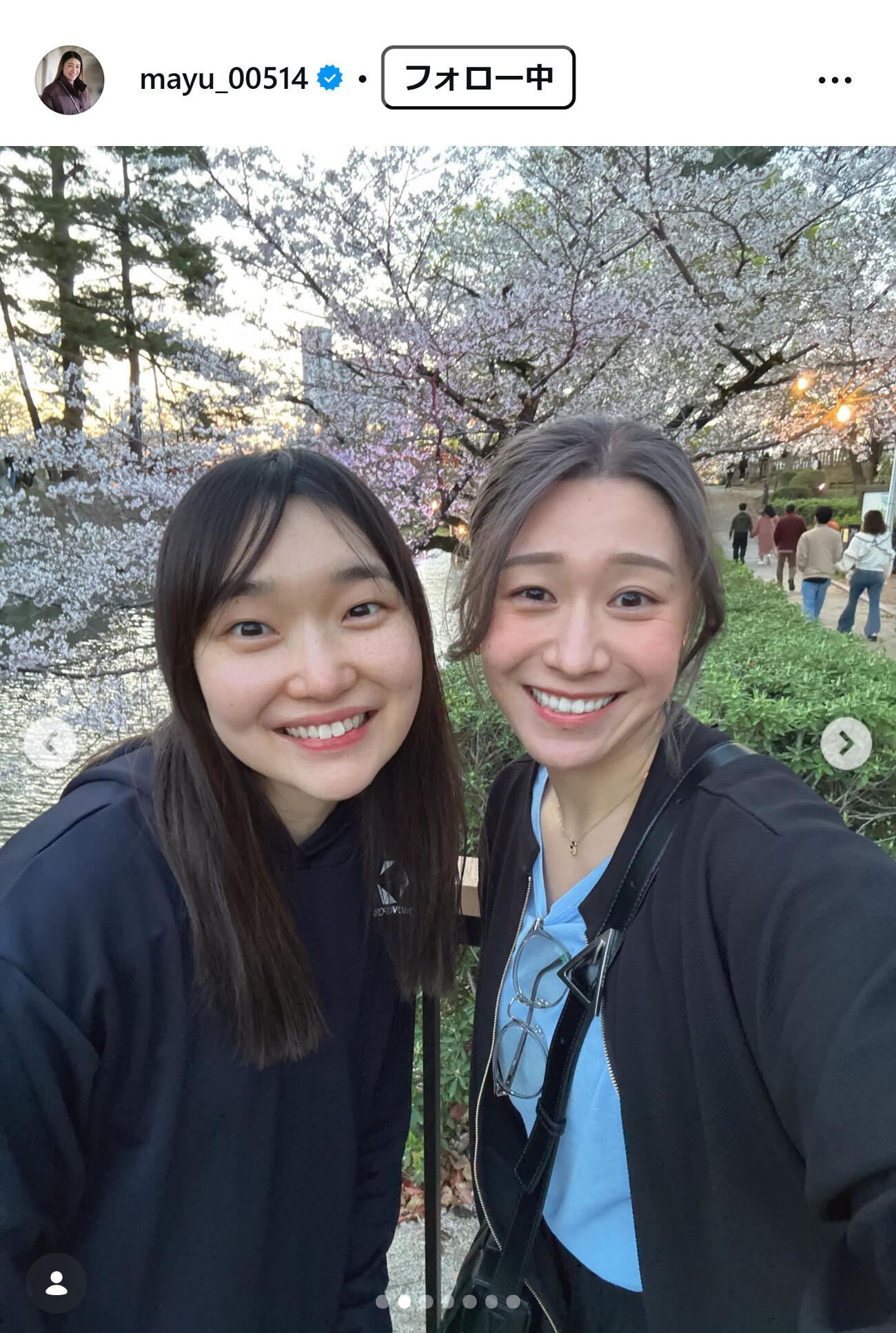 石川真佑のインスタグラムから