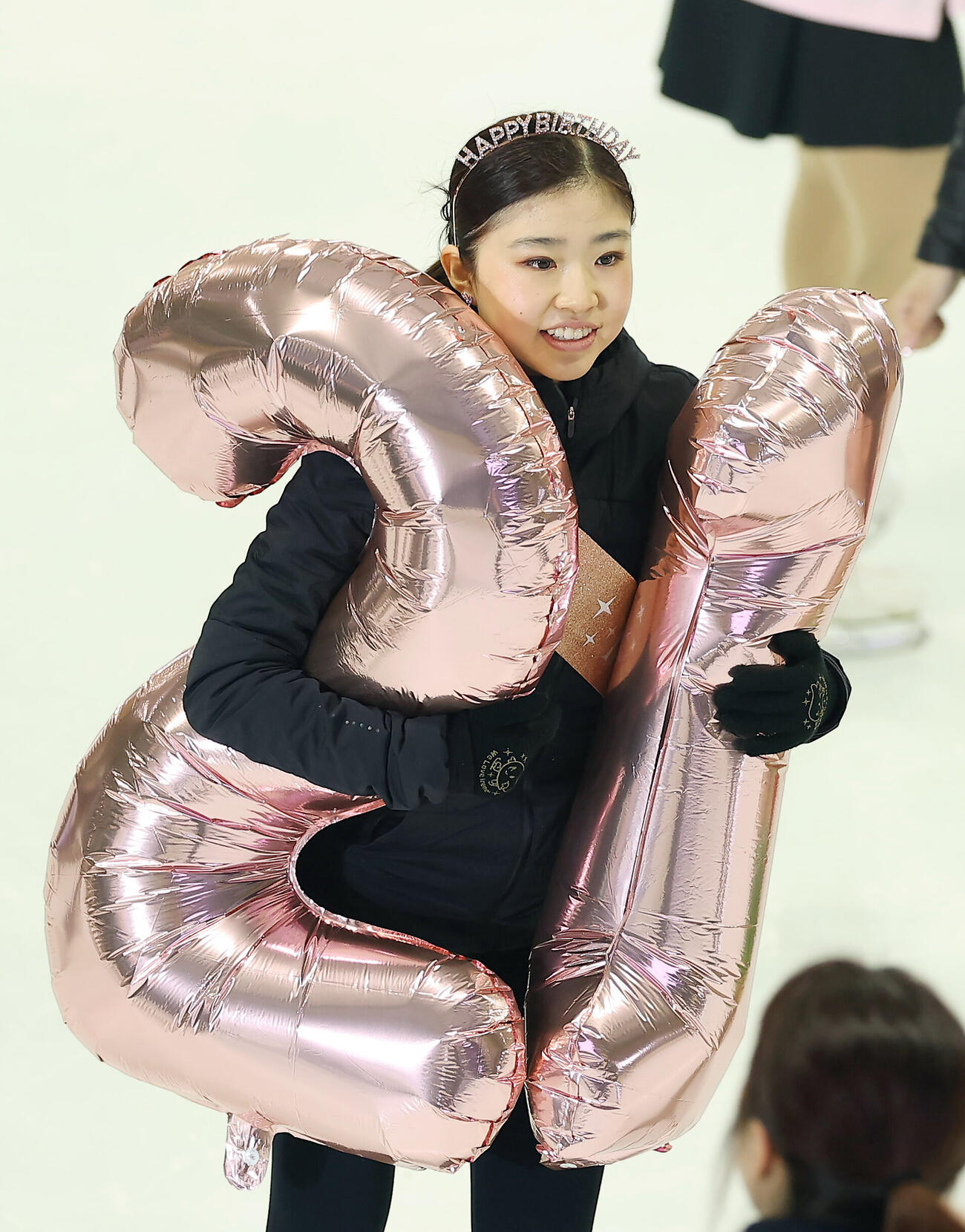 21歳の誕生日を迎えた千葉百音（撮影・前田充）