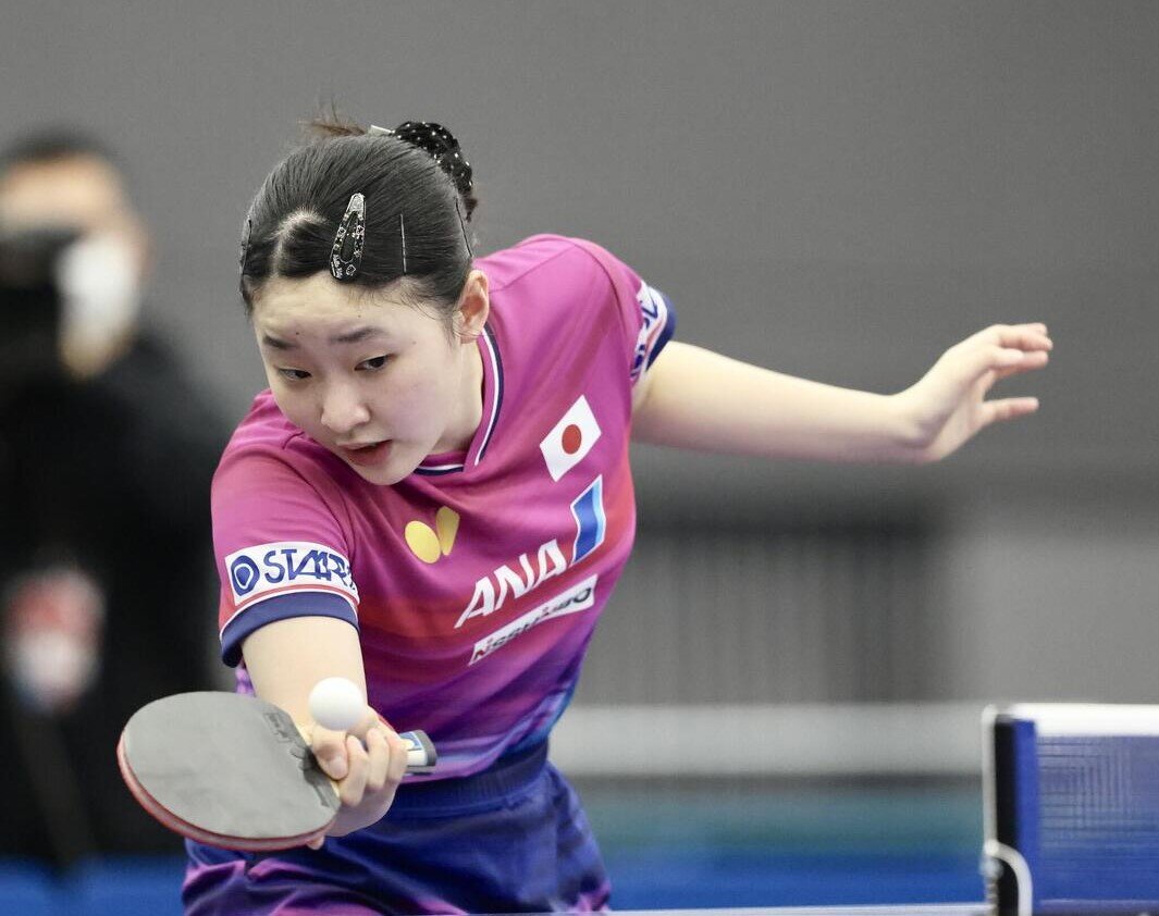 卓球女子の張本美和（2026年4月撮影）