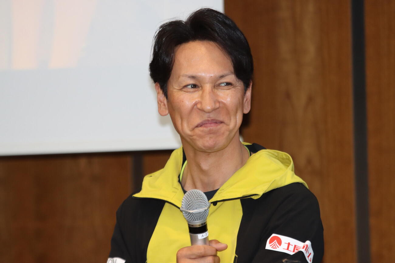 トークイベントに登場したジャンプ葛西紀明