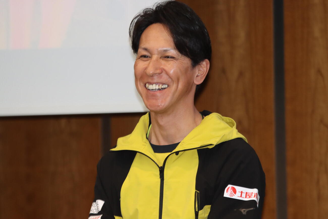 トークイベントに登場したジャンプ葛西紀明