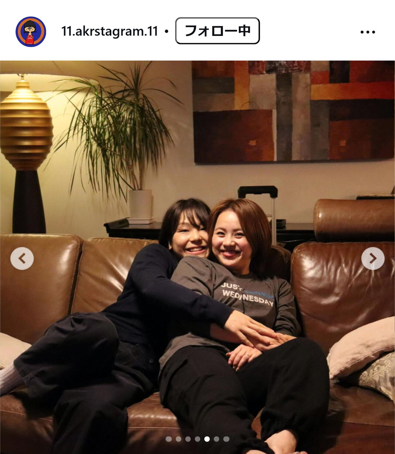 藤波朱理のインスタグラムから