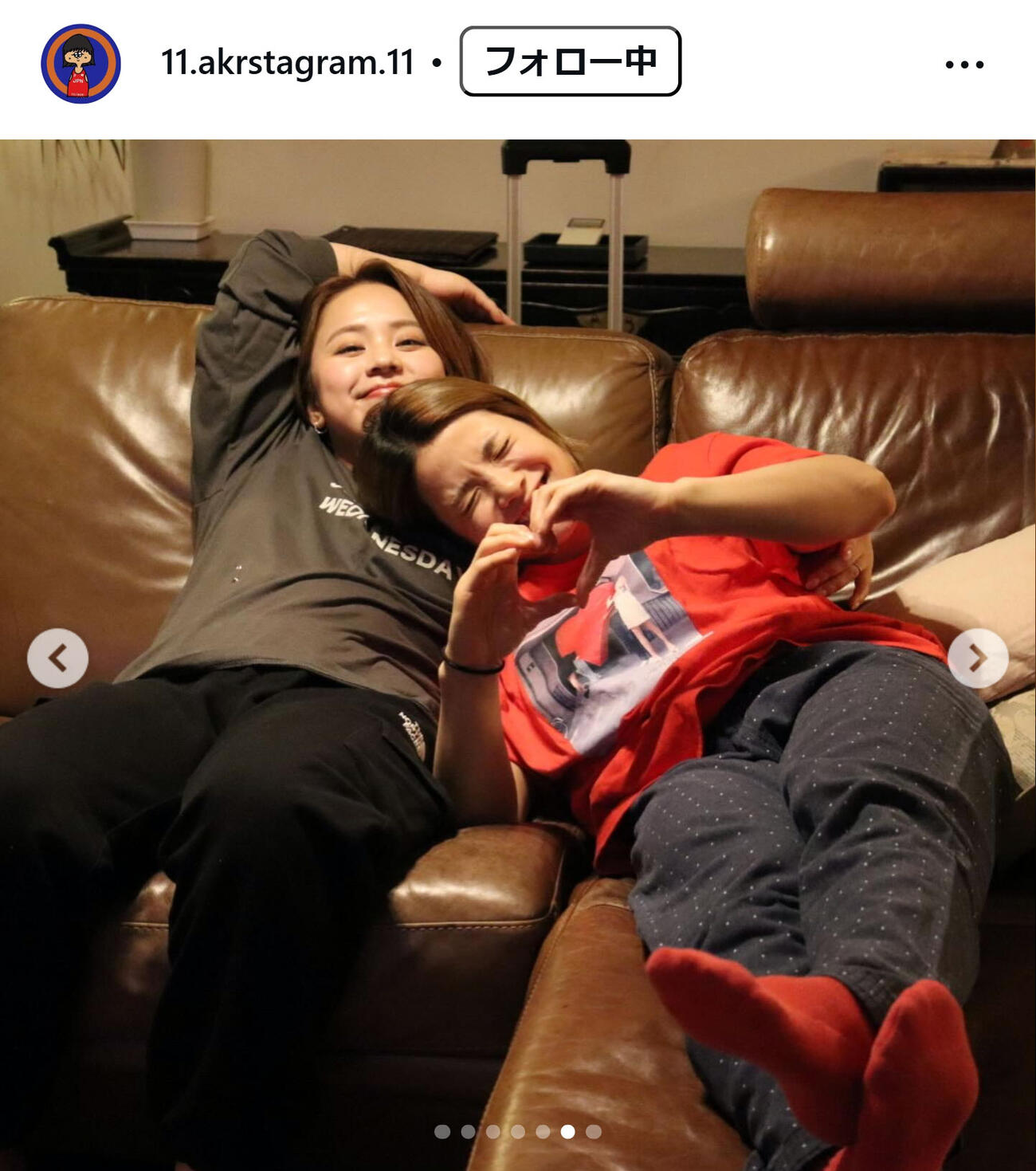 藤波朱理のインスタグラムから