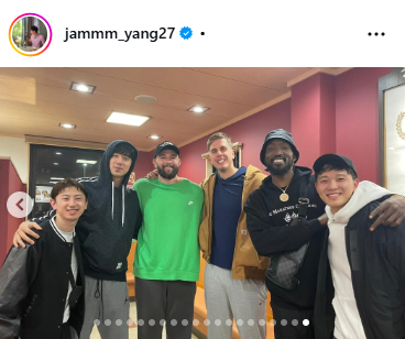 ヤン・ジェミンのインスタグラムから