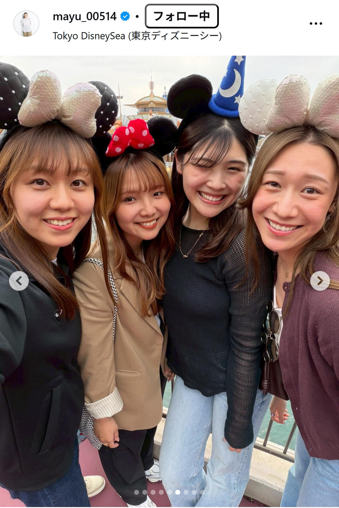 石川真佑のインスタグラムから