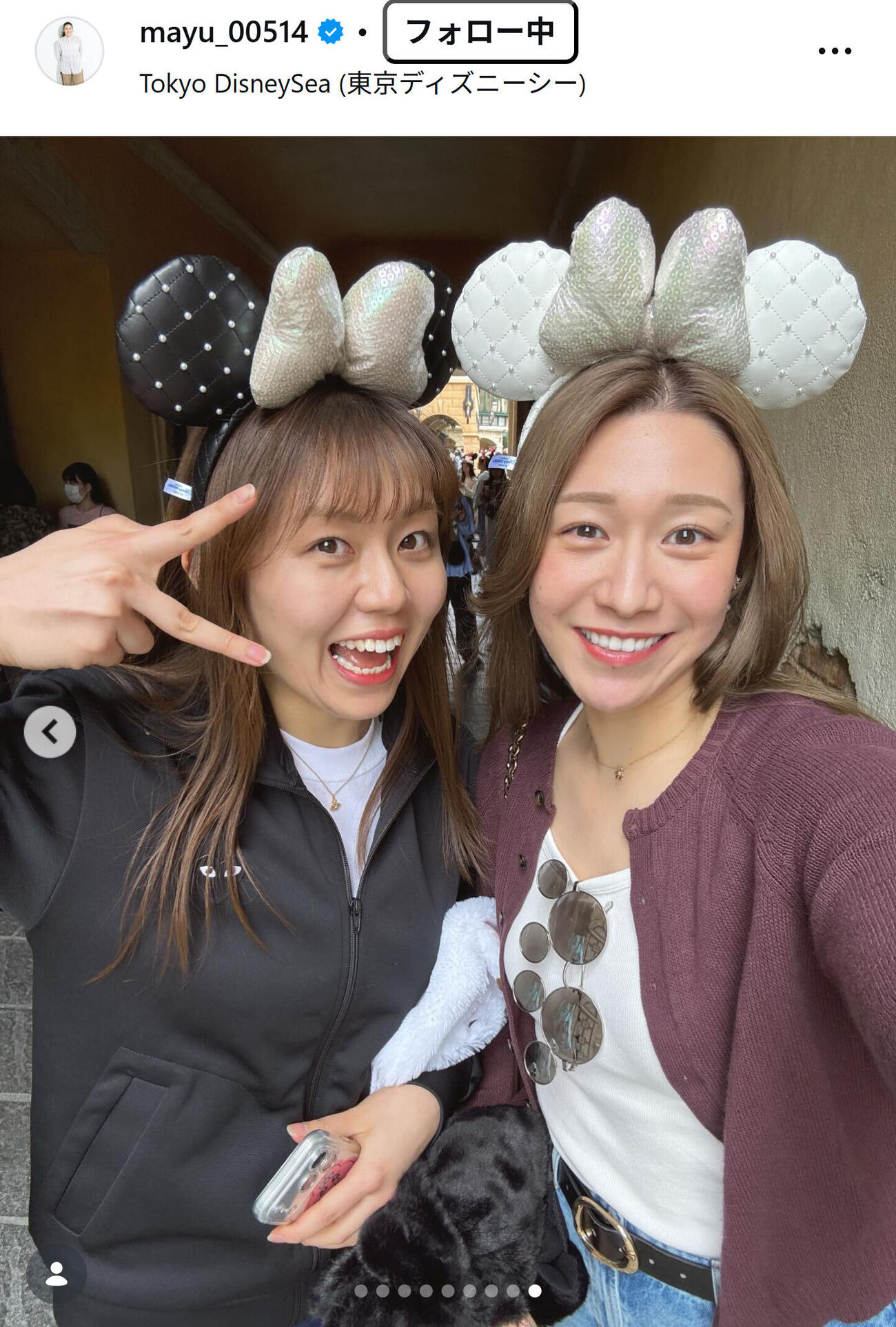 石川真佑のインスタグラムから
