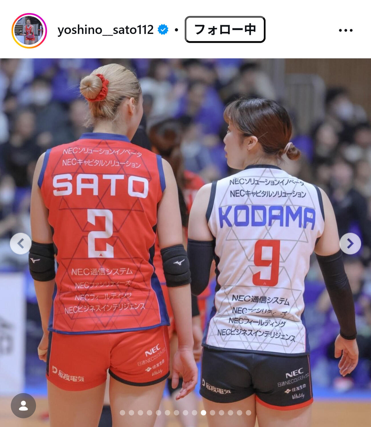 佐藤淑乃のインスタグラムから