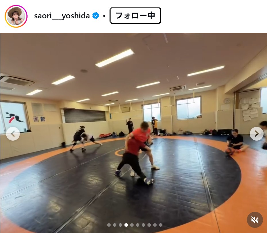 吉田沙保里のインスタグラムから