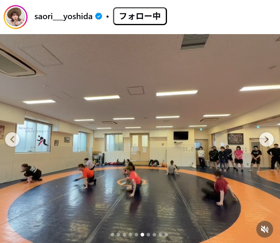 吉田沙保里のインスタグラムから